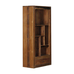 Indian Hand Carved Reclaimed Solid Wood Bookshelf B39