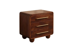 Indian Hand Carved Solid Wood Bedsides Table B7