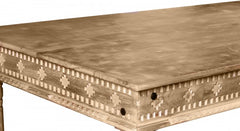 Hand Carved Mango Wood Dining Table 28