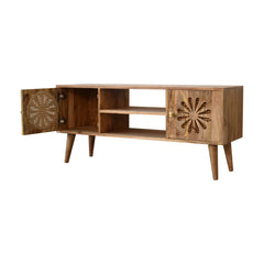 The Gileteen Handmade Solid Mango Wood Media TV Units B20