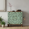 Indian Hand Carved Solid Wood Cabinet D136