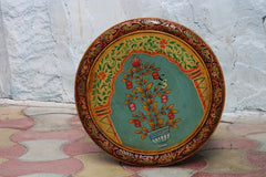 Indian Hand Painted Carved Solid Wood Coffee Table C141