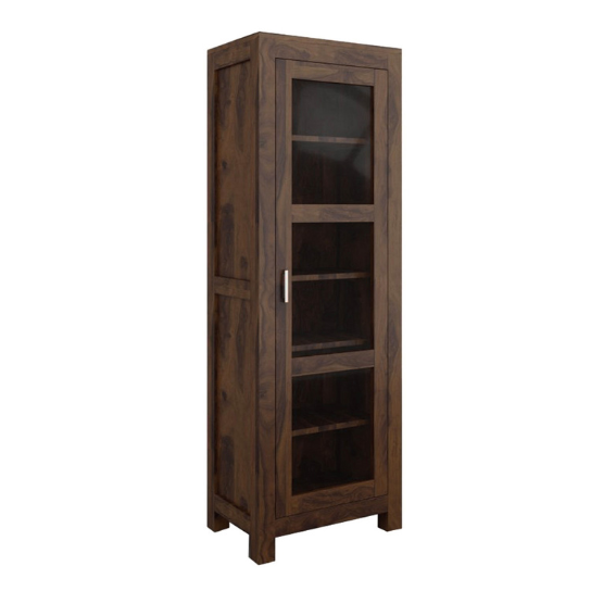 The Attic Victoria Solid Wood Kitchen Cabinet Walnut