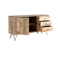 The Attic Solid Wood Sideboard Natural