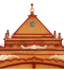 Sheesham Wood Handmade Mandir Home Temple In Brown