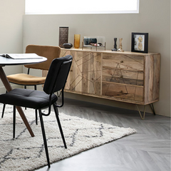 The Attic Solid Wood Sideboard Natural