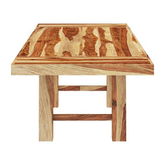 Indian Solid Wood Extendable Dining Table With Splayed Block Legs