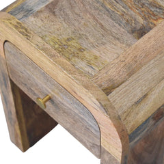 Mango Classic Handmade Solid Mango Wood Bedside Table 32