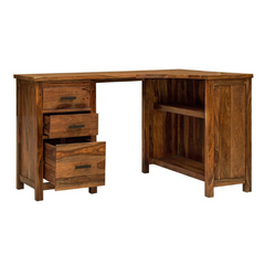 The Attic Illinoi Solid Wood Study Table Honey