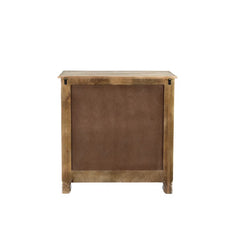 Indian Hand Carved 3 Drawers Solid Wood Bedside Table   04