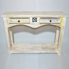 RUSTICA Reclaimed Timber 2 Drawers Console Table