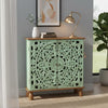 Indian Hand Carved Solid Wood Cabinet D136