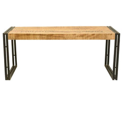 Industrial Double Frame Mango Wood & Iron Coffee Table