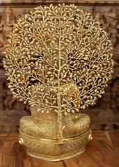 Indian Buddha Tibetan Buddhist Buddha In Brass Statue