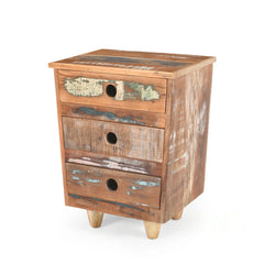 Nirvana  Reclaimed  Solid Wood Bedside Table    34