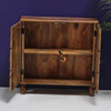 Indian Hand Carved Solid Wood Cabinet D136