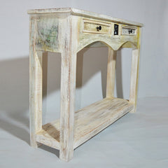 RUSTICA Reclaimed Timber 2 Drawers Console Table