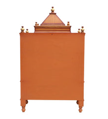 Sheesham Wood Handmade Mandir Home Temple In Brown