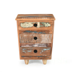 Nirvana  Reclaimed  Solid Wood Bedside Table    34