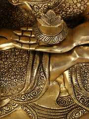Indian Buddha Tibetan Buddhist Buddha In Brass Statue