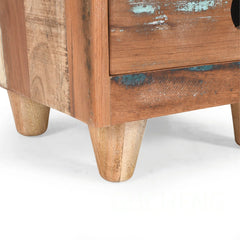Nirvana  Reclaimed  Solid Wood Bedside Table    34