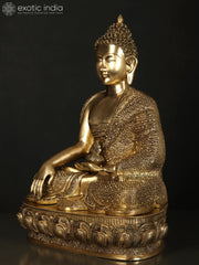 Indian Buddha Tibetan Buddhist Buddha In Brass Statue