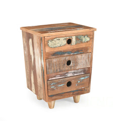 Nirvana  Reclaimed  Solid Wood Bedside Table    34