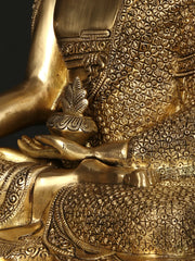 Indian Buddha Tibetan Buddhist Buddha In Brass Statue