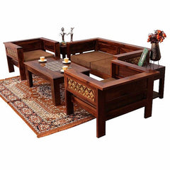 Mogra Antique Brass Work Lounge setting