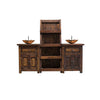 Indian Reclaimed Hand Carved Reclaimed Wood Bathroom Vanity V03