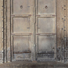 Indian Vintage Antique Hand Carved Solid Wooden Door 26
