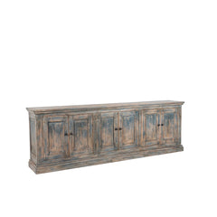 Rustica Reclaimed 6 Door Solid Hard Wood Sideboard