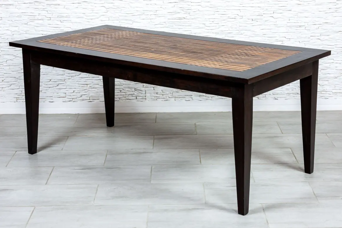 Indian Hand Reclaimed Liberty Solid Wooden Hall Table Coffee Table 180x90x77cm Black