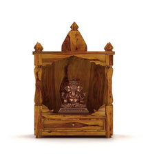 Sheesham Wood Handmade Mandir Home Temple In Brown