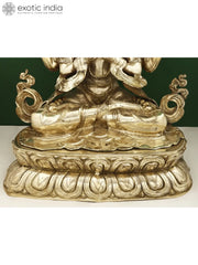 Indian Buddha Tibetan Buddhist Buddha In Brass Statue