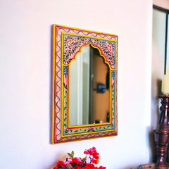 Avani Hand Painted Solid Wooden Mirror Frame 71