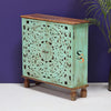 Indian Hand Carved Solid Wood Cabinet D136