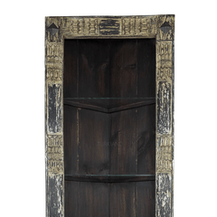 Indian Hand Carved Solid Wood Bookshelf B7