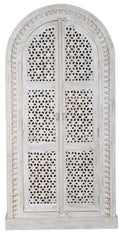 Kalah Indian Hand Carved Solid Wooden Cupboard Wardrobe D49
