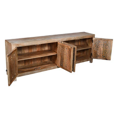 Indian Hand Carved Solid Wood TV Units B17