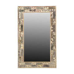 Vintage Hand Carved Solid Wood Mirror Frame 105