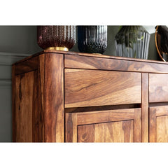 Boston Taper Contemporary Solid Wood Sideboard Hutch Buffet 145x40x85cm