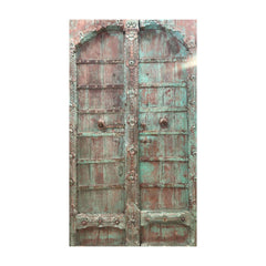 Indian Vintage Antique Handcrafted Reclaimed Wood Door 52