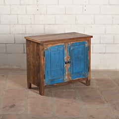 Vintage Reclaimed Wood Rustic Cabinet