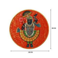 Traditional Rajasthani Hand Painted Wall Decor Plates 17