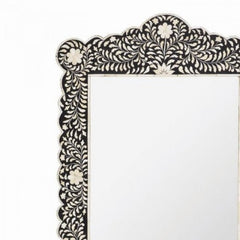 Maaya Bone Inlay Mirror Frame - Floral Design 70x5x90cm