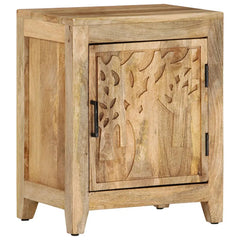 Mango Classic Handmade Solid Mango Wood Bedside Table 36
