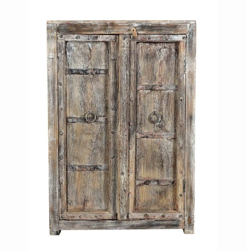 Vintage Doors Cabinet Recycled Wood, India Brocante