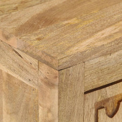 Mango Classic Handmade Solid Mango Wood Bedside Table 36