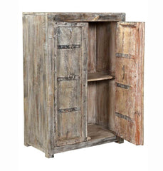 Vintage Doors Cabinet Recycled Wood, India Brocante